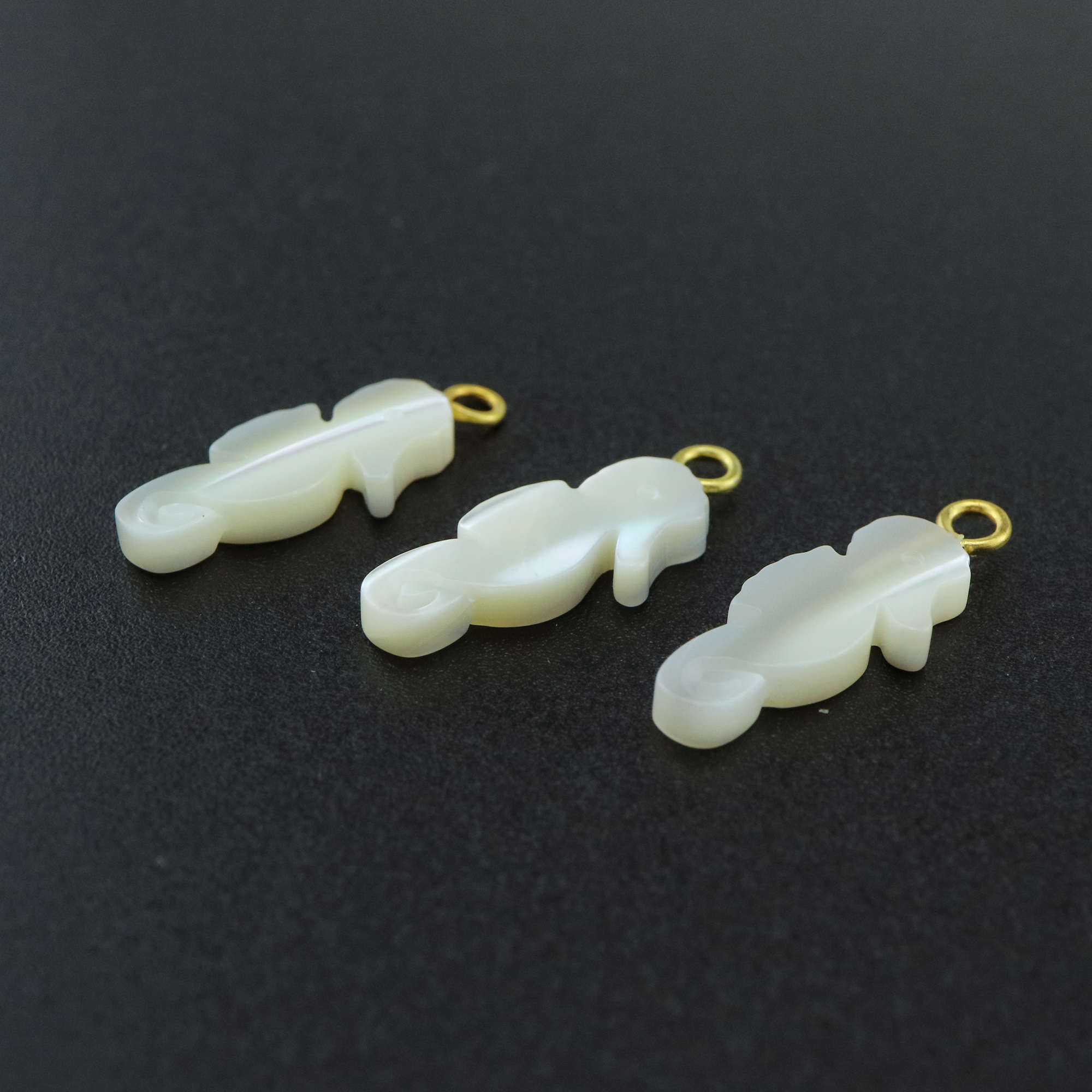 5Pcs 12x20MM White Mother of Pearl Shell Sea Horse Pendant Charm DIY Supplies Findings 1800518 - Click Image to Close